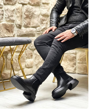 chelsea bottes EN CUIR
